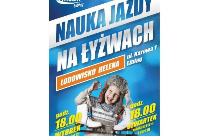 {Przed sezonem  warto trochę potrenować - MOSIR w Elblągu zaprasza na lekcje łyżwiarstwa.}